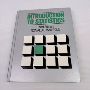 Introduction to Statistics Third Edition by Ronald E. Walpole (1982, Hardcover)